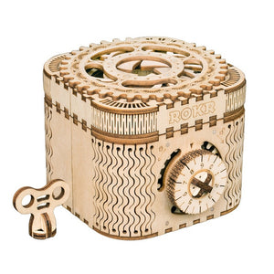 3D Treasure Box Puzzle Game