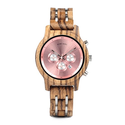 Wooden Luxury Chronograph for Women